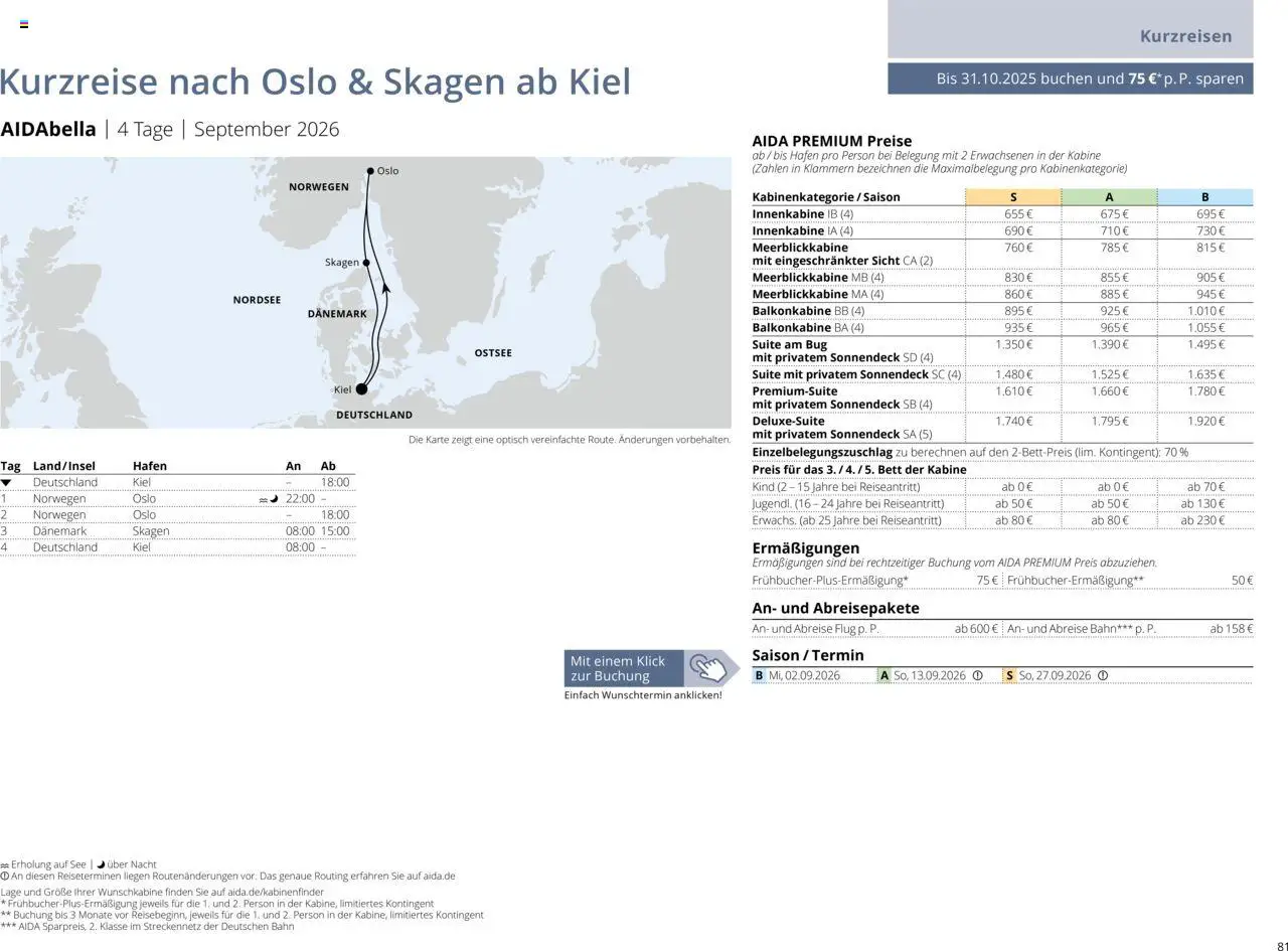 Aida Sommer 2026 - Seite 81 - gültig ab 01.03.2026