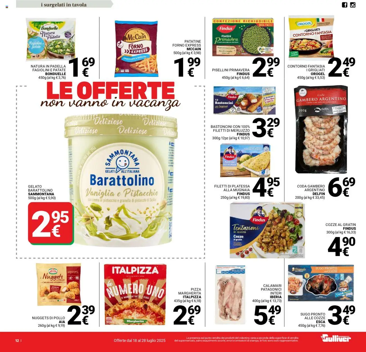 Volantino Gulliver	 - pagina 12 - valido dal 18/07/2025