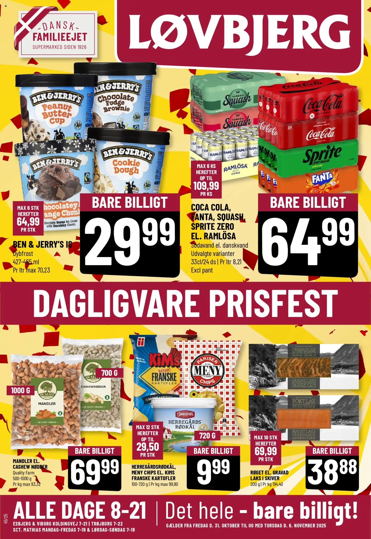 Løvbjerg - Tilbudsavis - side 1- gyldig fra 31/10/2025