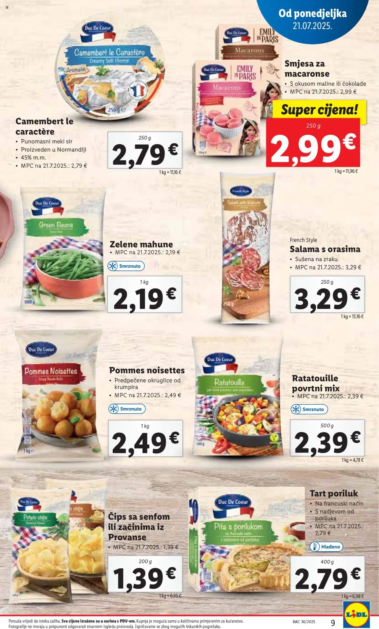 Katalog Lidl - stranica 9- važeći od 21.07.2025