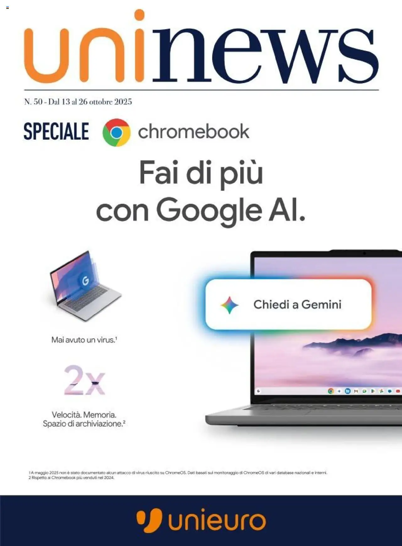 Unieuro Chromebook catalogo - pagina 1 - valido dal 13/10/2025
