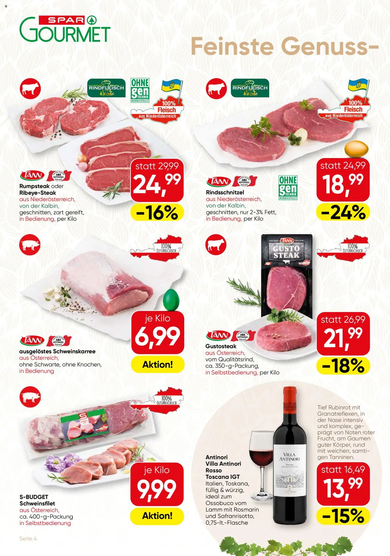 SPAR Gourmet Flugblatt - page 4- valid from 26.03.2026
