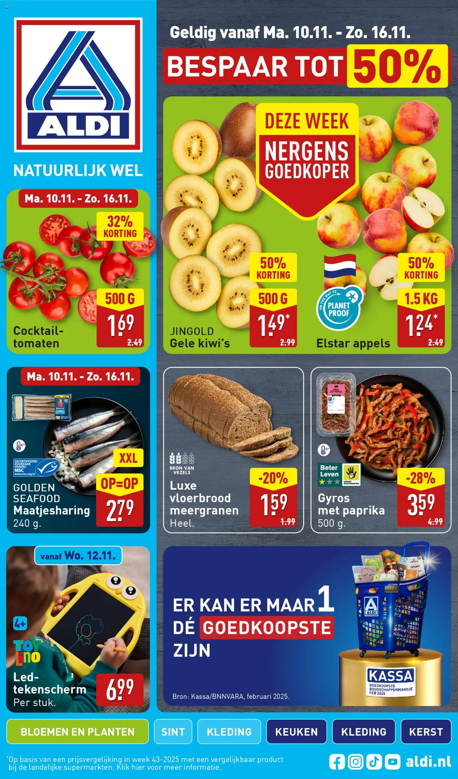 Aldi -Folder week 46 - pagina 1- geldig vanaf 10-11-2025