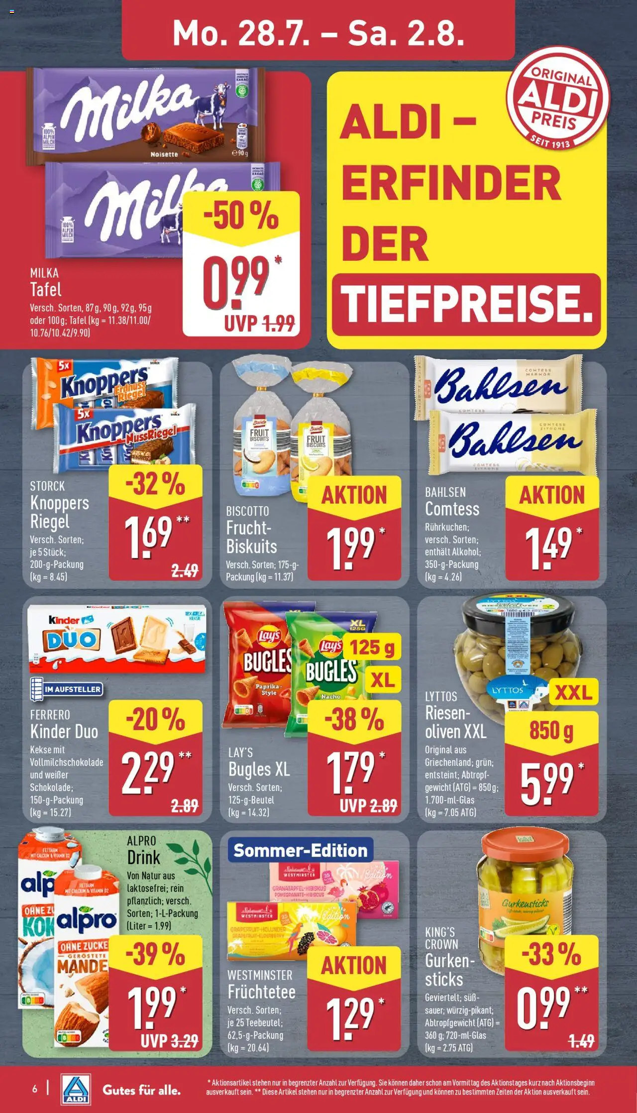 Aldi Prospekt 	 - Seite 6 - gültig ab 28.07.2025