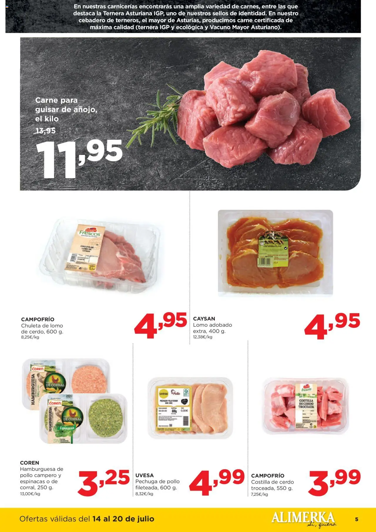 Alimerka folleto Castilla y León - Página de 5 - Válido desde 14/07/2025