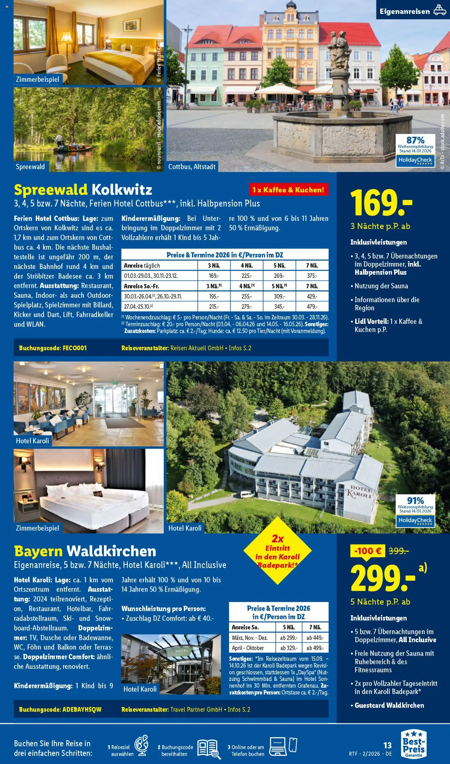 Lidl Reisen Prospekt 	 - Seite 13 - gültig ab 14.02.2026