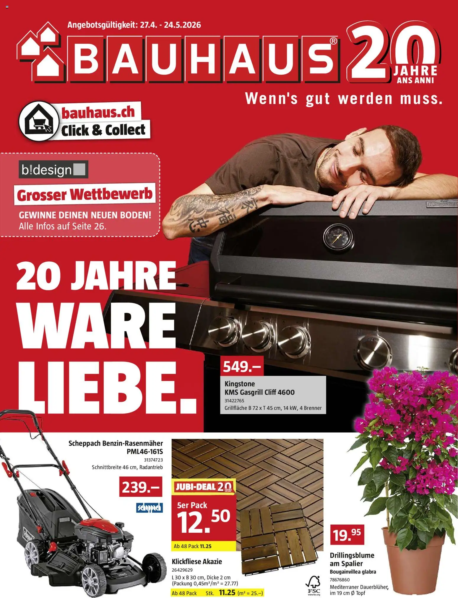 Bauhaus aktionen - Seite 1- gültig ab 27.04.2026