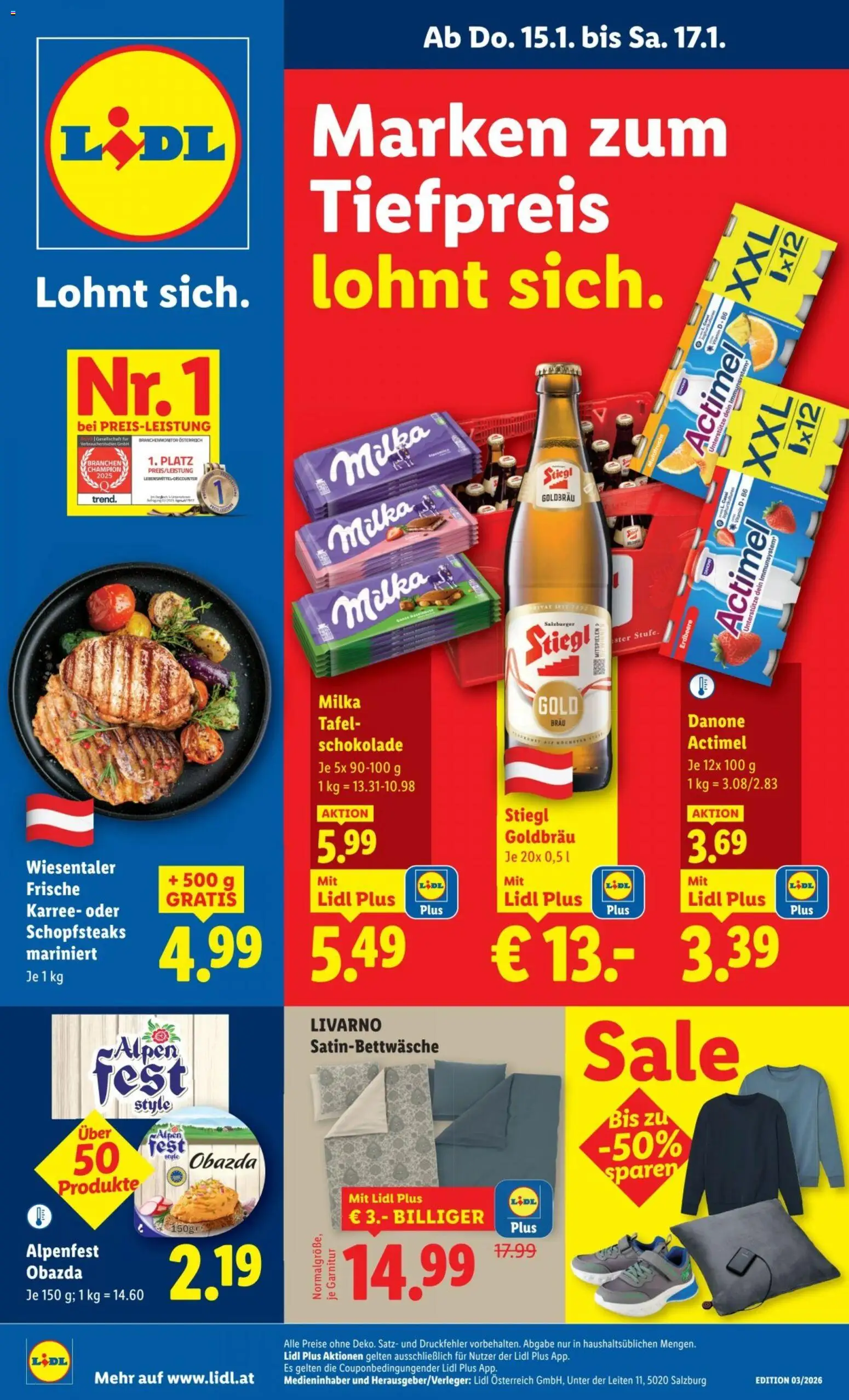 Lidl Flugblatt - Seite 1- gültig ab 15.01.2026