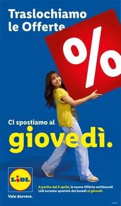 Anteprima Lidl volantino valida dal 09/04/2026