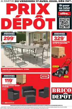 Aperçu Brico Dépôt catalogue valable à partir du 17/04/2026