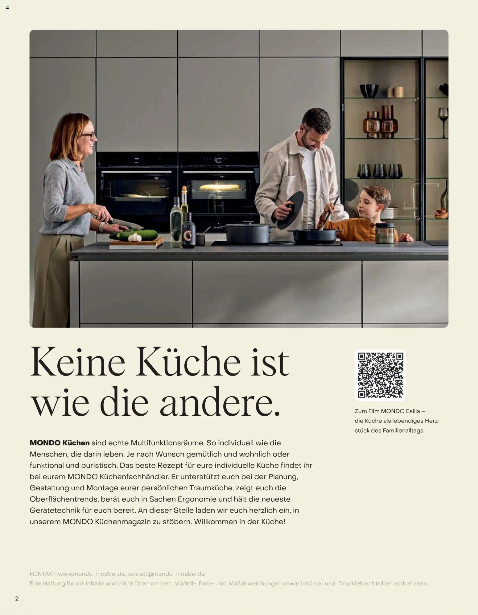 Ostermann Mondo Küchenprospekt 2026 - Seite 2 - gültig ab 01.01.2026