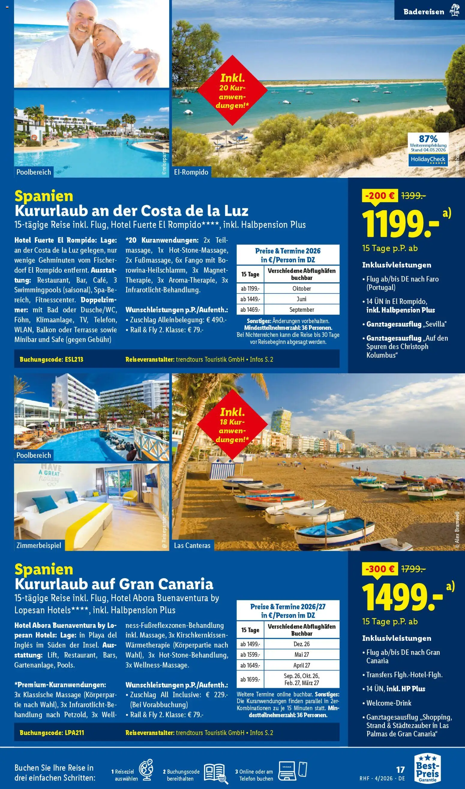 Lidl Reisen Prospekt 	 - Seite 17 - gültig ab 28.03.2026