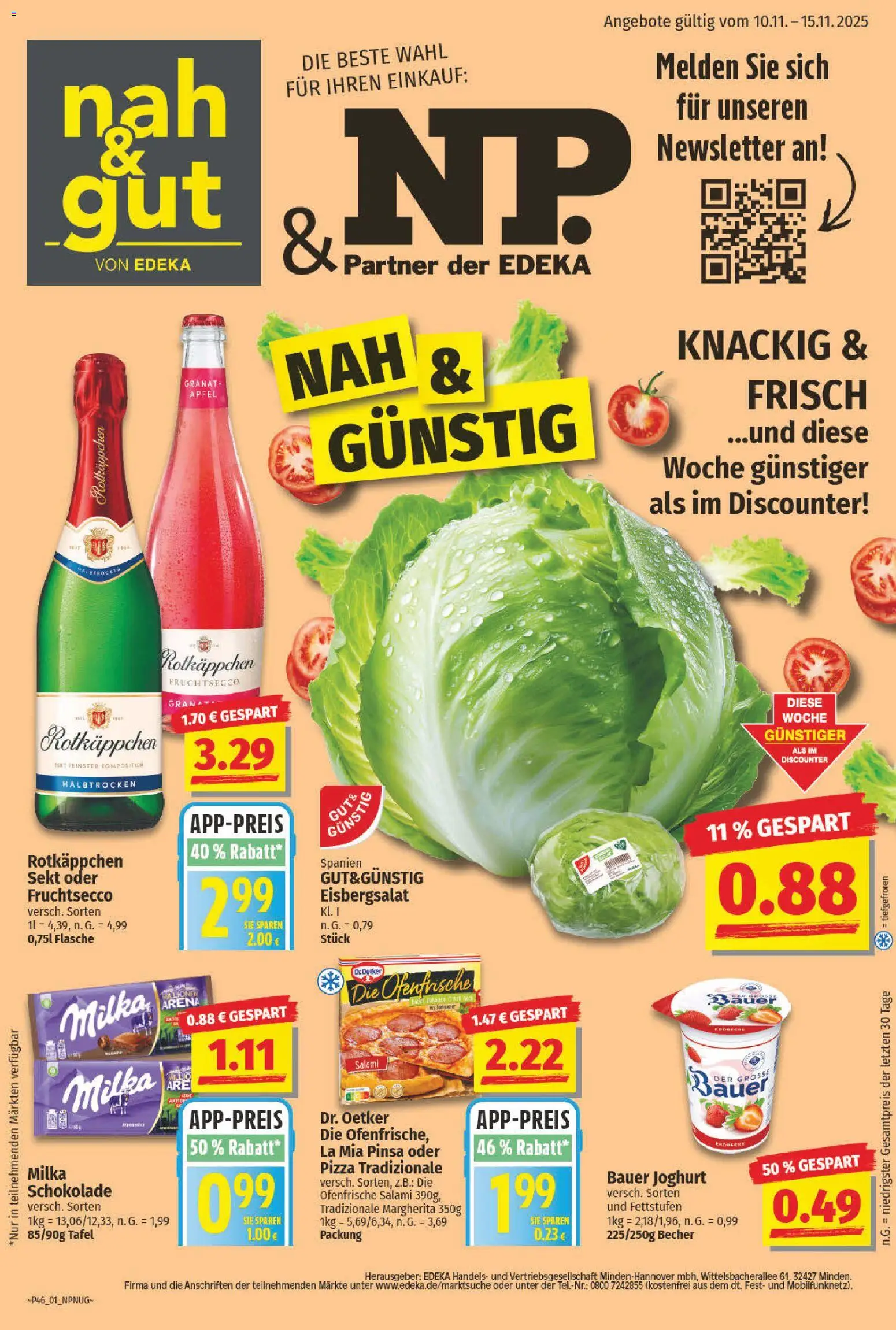 NP Discount Prospekt 	 - Seite 1 - gültig ab 10.11.2025