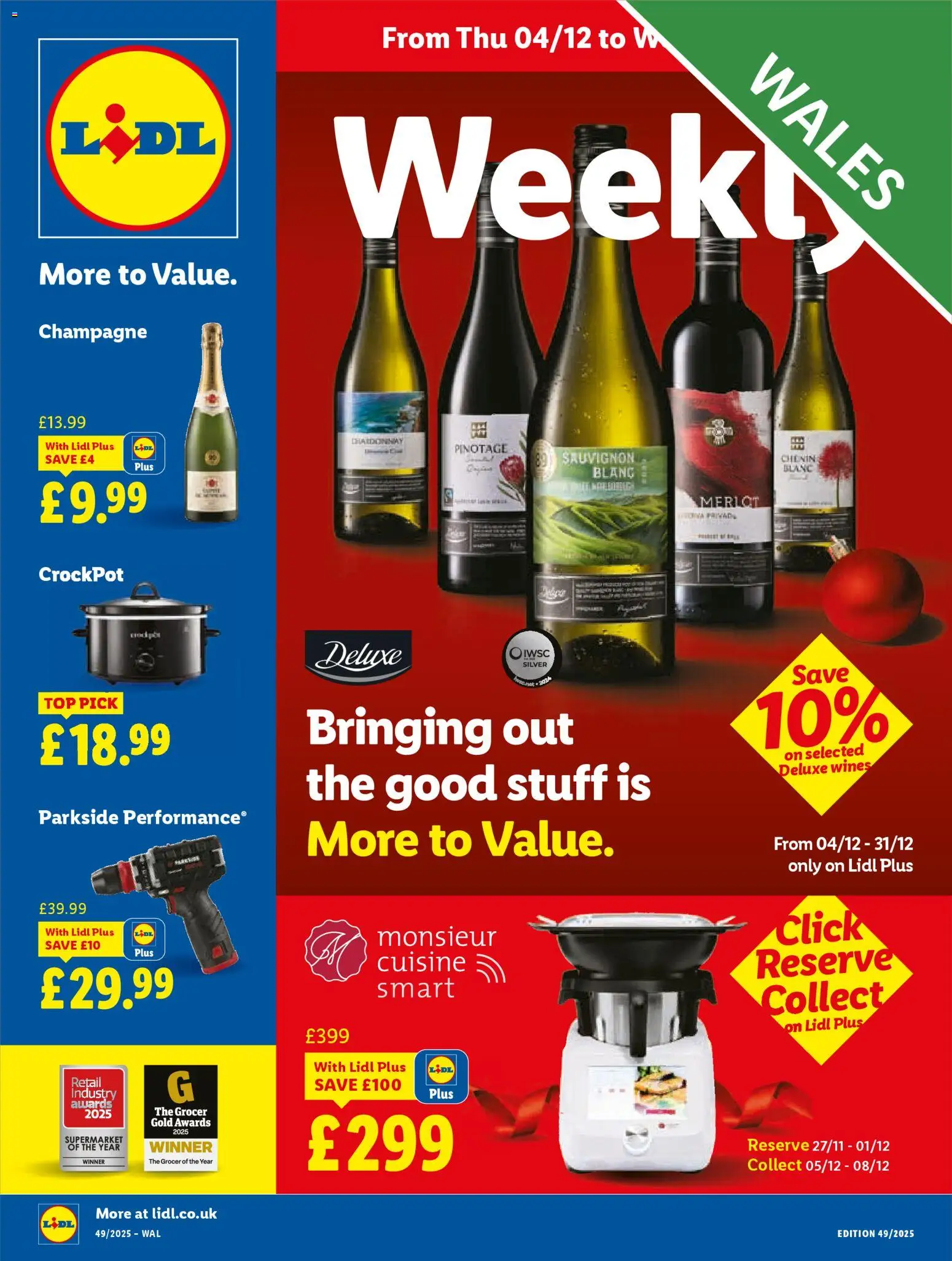 Lidl - Lidl Weekly Wales - page 1- valid from 04/12/2025