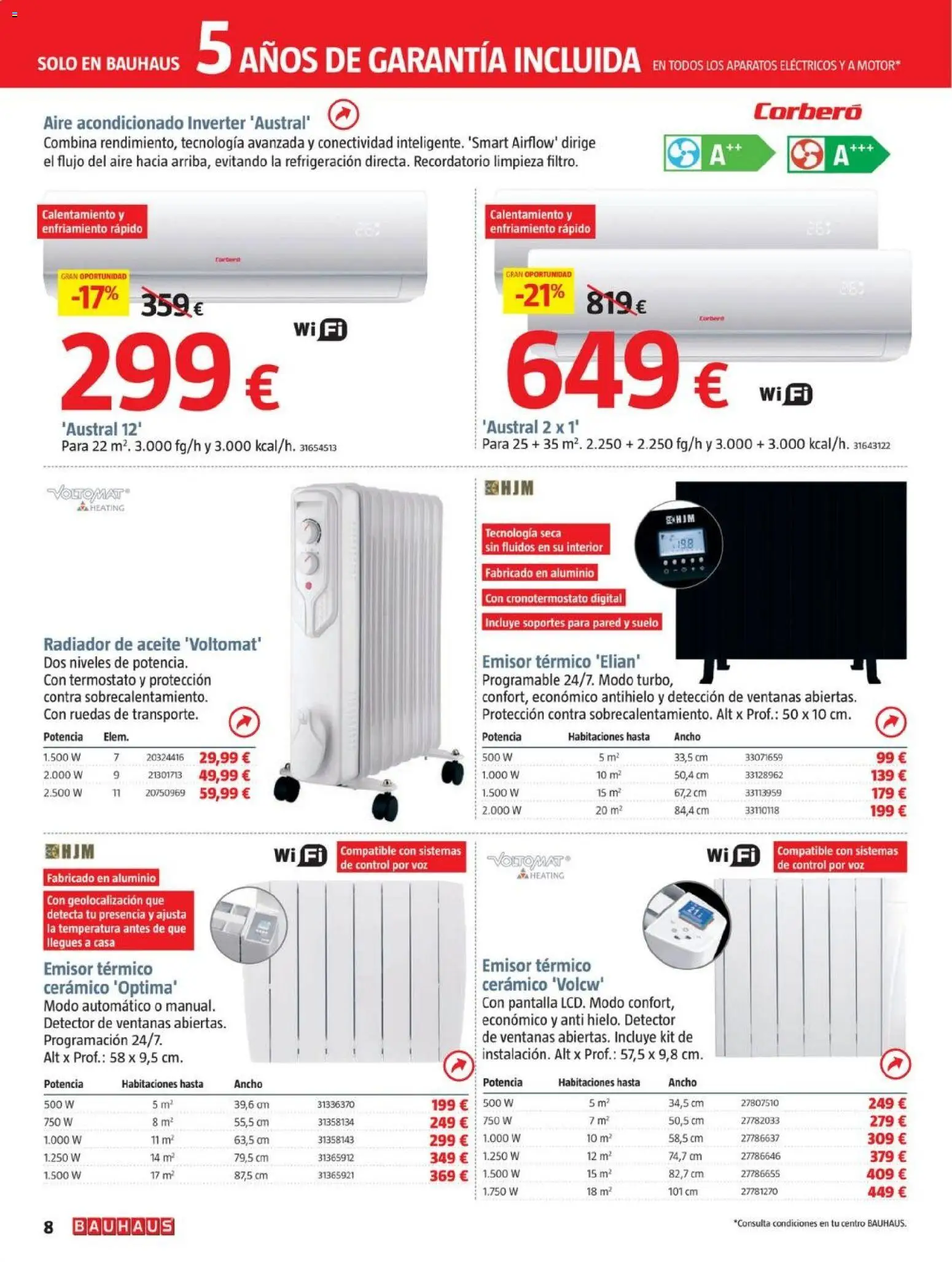 Bauhaus folleto - Página de 8 - Válido desde 17/11/2025