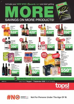 Preview Tops at Spar Specials valid from 07/08/2025
