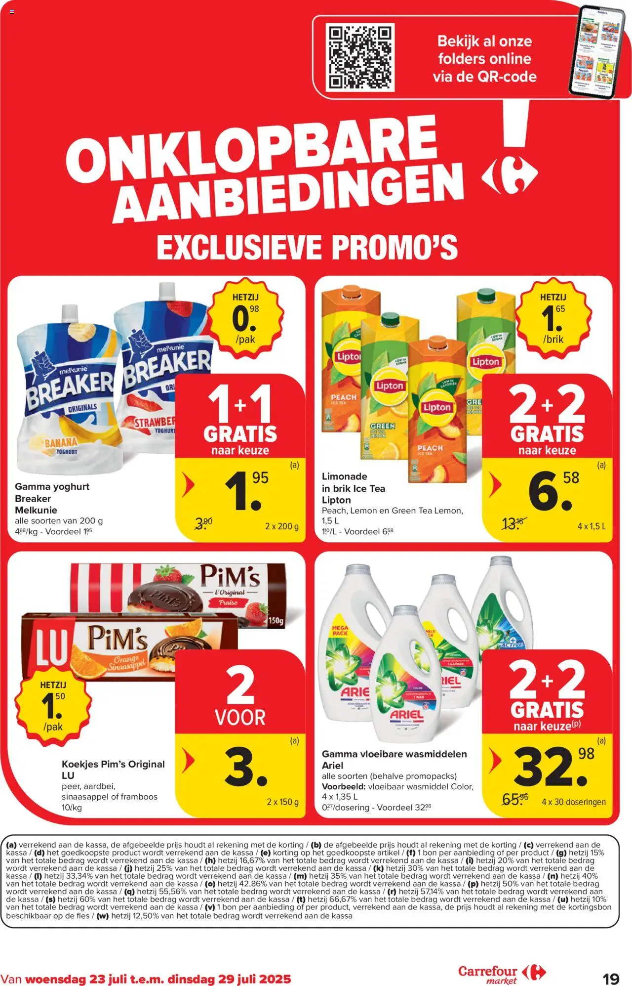 Carrefour - Market Promoties  - pagina 19- geldig vanaf 23/07/2025