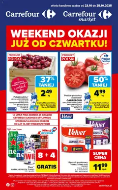 Podgląd Carrefour Gazetka - Weekend okazji już od czwartku ważny od 23.10.2025