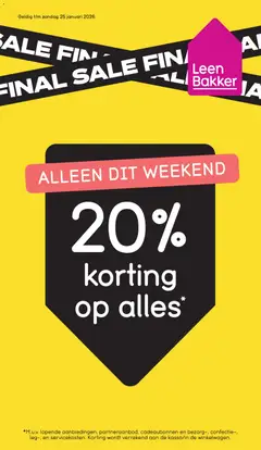 Leen Bakker - Folder geldig vanaf 05-01-2026