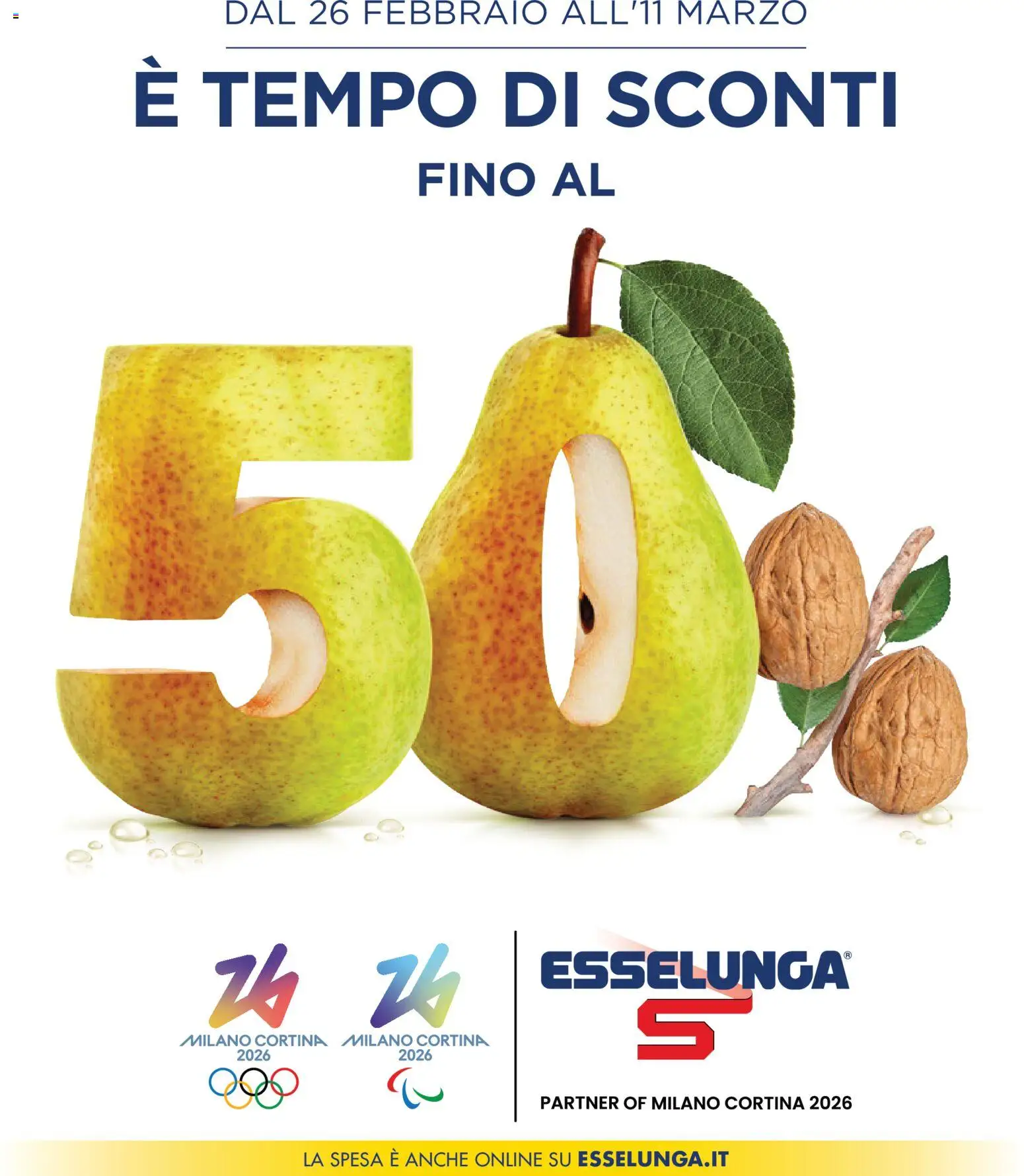 Volantino Esselunga S	 - pagina 1 - valido dal 26/02/2026
