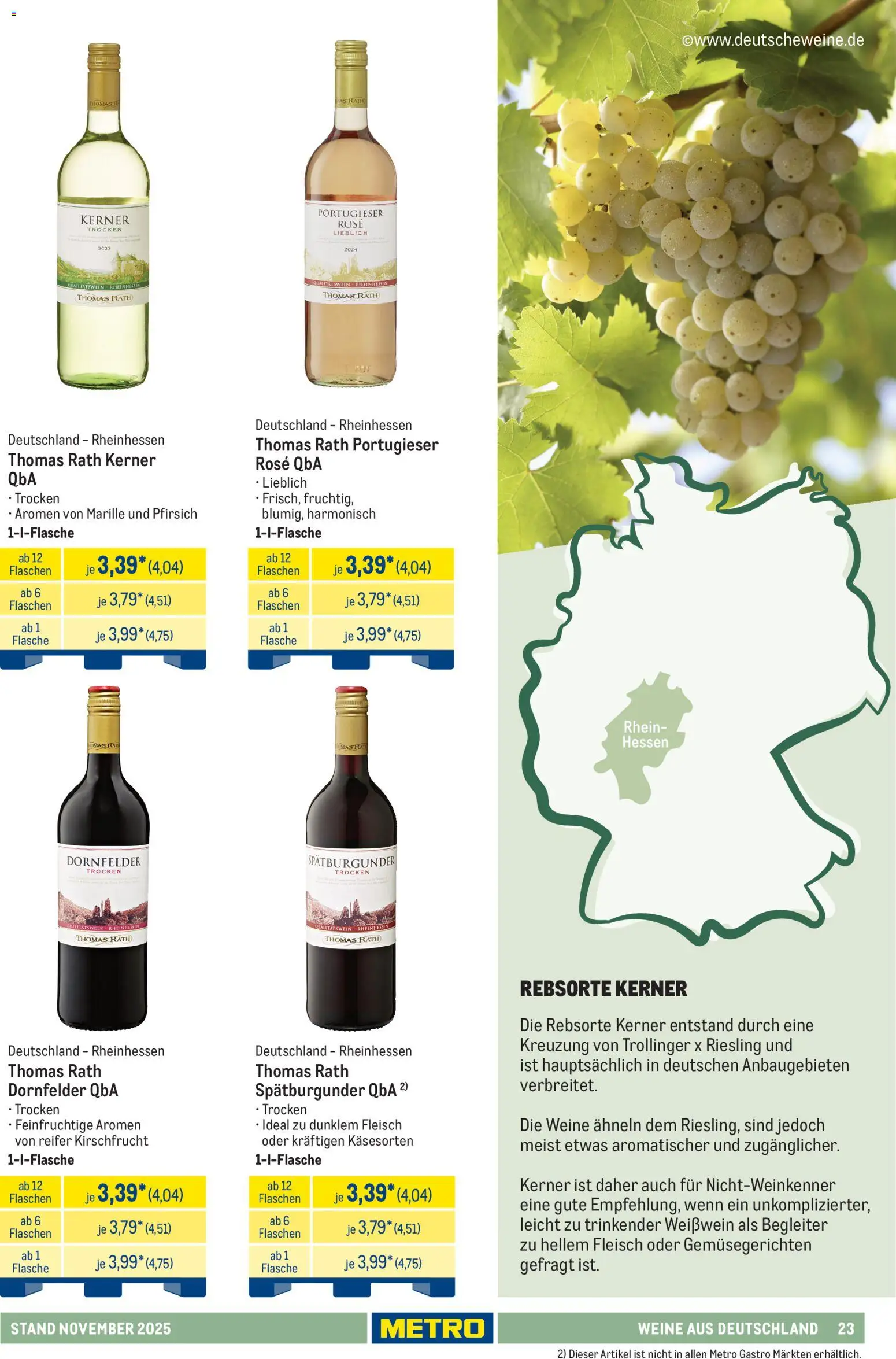 Metro - Hauswein-Katalog - Seite 23 - gültig ab 12.11.2025