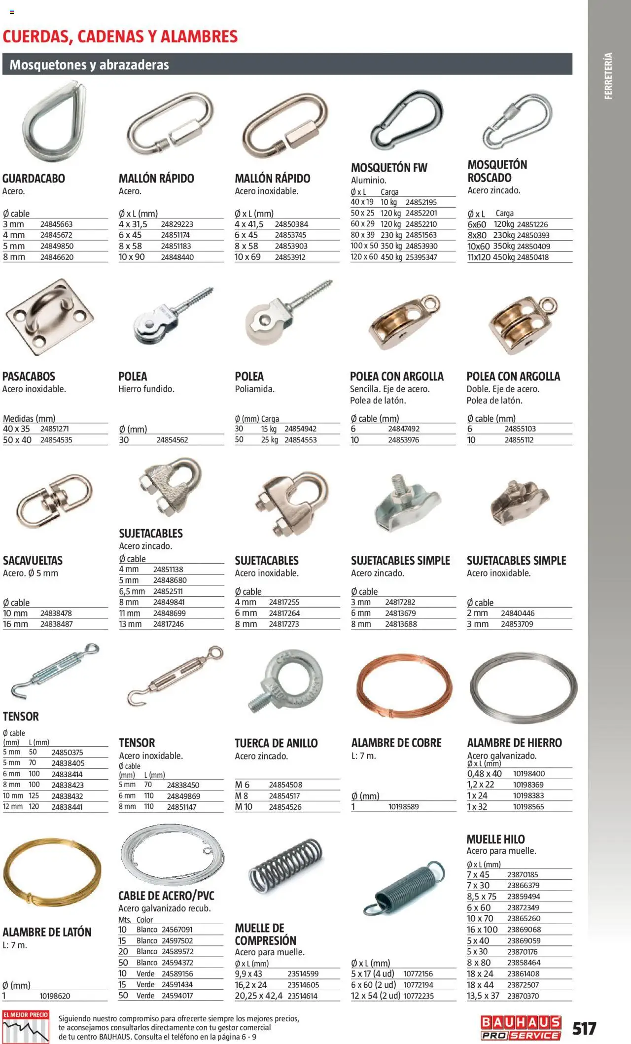 Bauhaus - ProService  - Página de 517 - Válido desde 24/02/2025