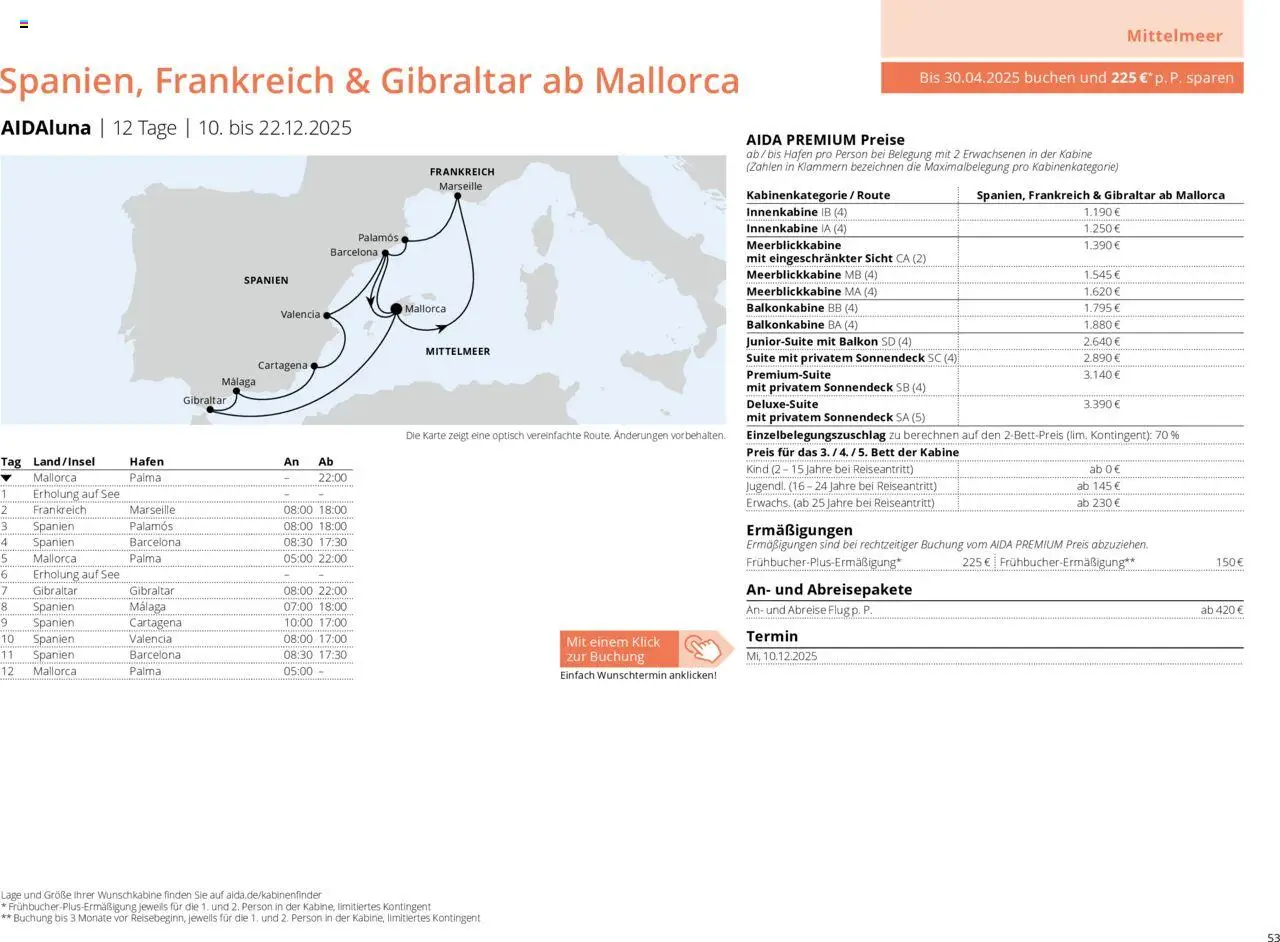 Aida Prospekt Winter 2025/26 - Seite 53 - gültig ab 01.10.2025