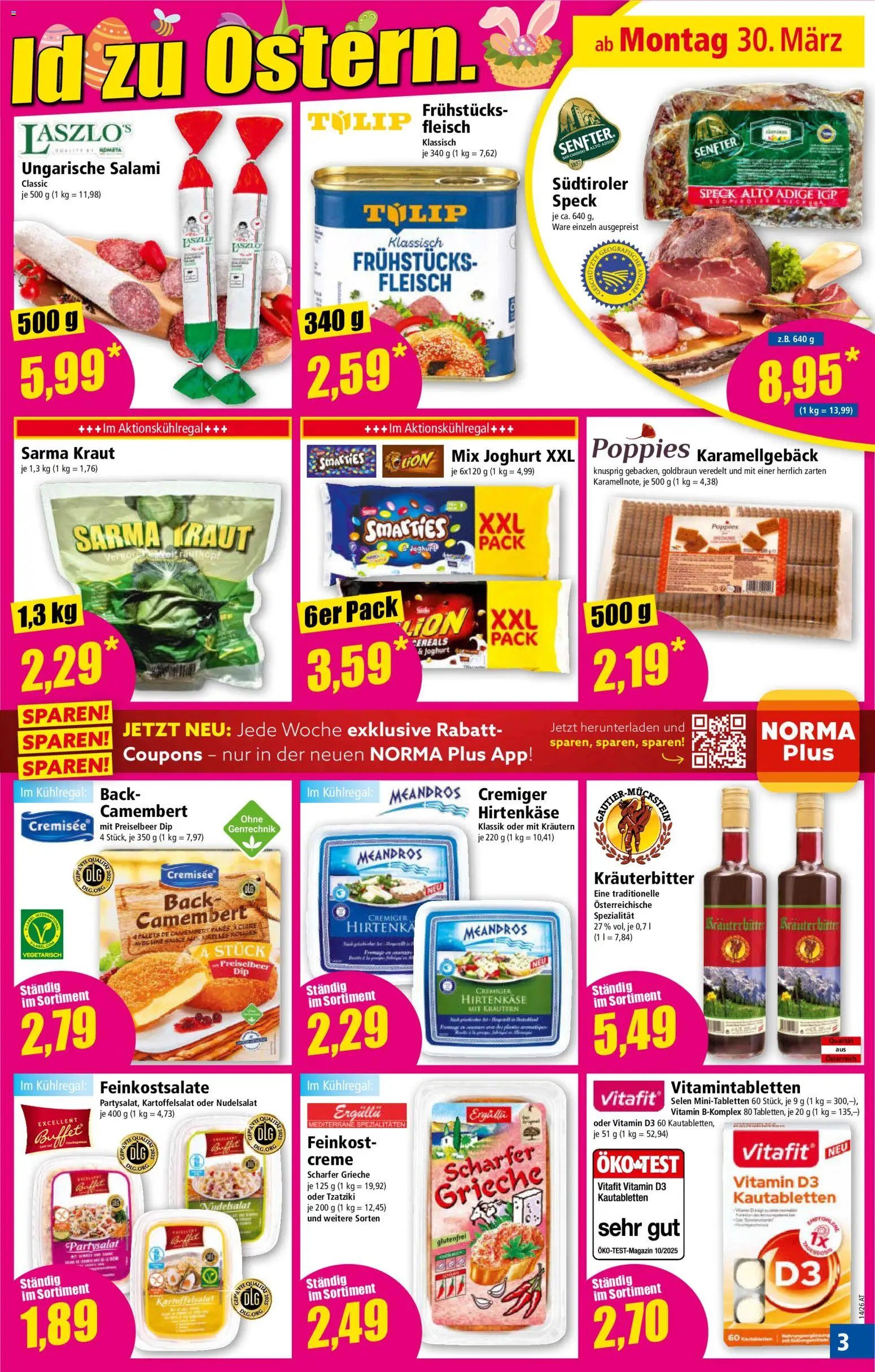 Norma Flugblatt - page 3- valid from 30.03.2026