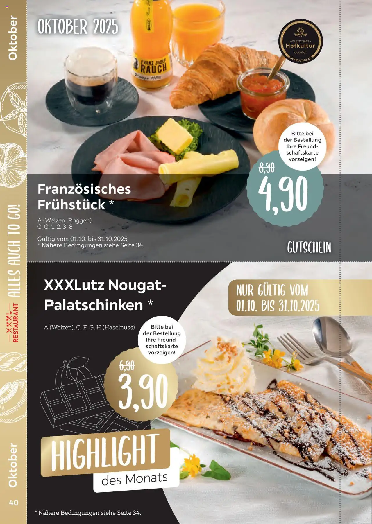 XXXL Lutz Restaurantgutscheine - Seite 8 - gültig ab 01.08.2025