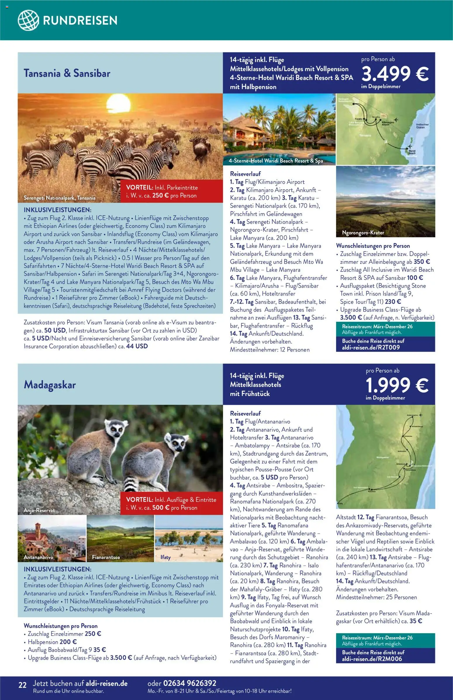 Aldi Reisen  Reisemagazin - Seite 22 - gültig ab 01.12.2025