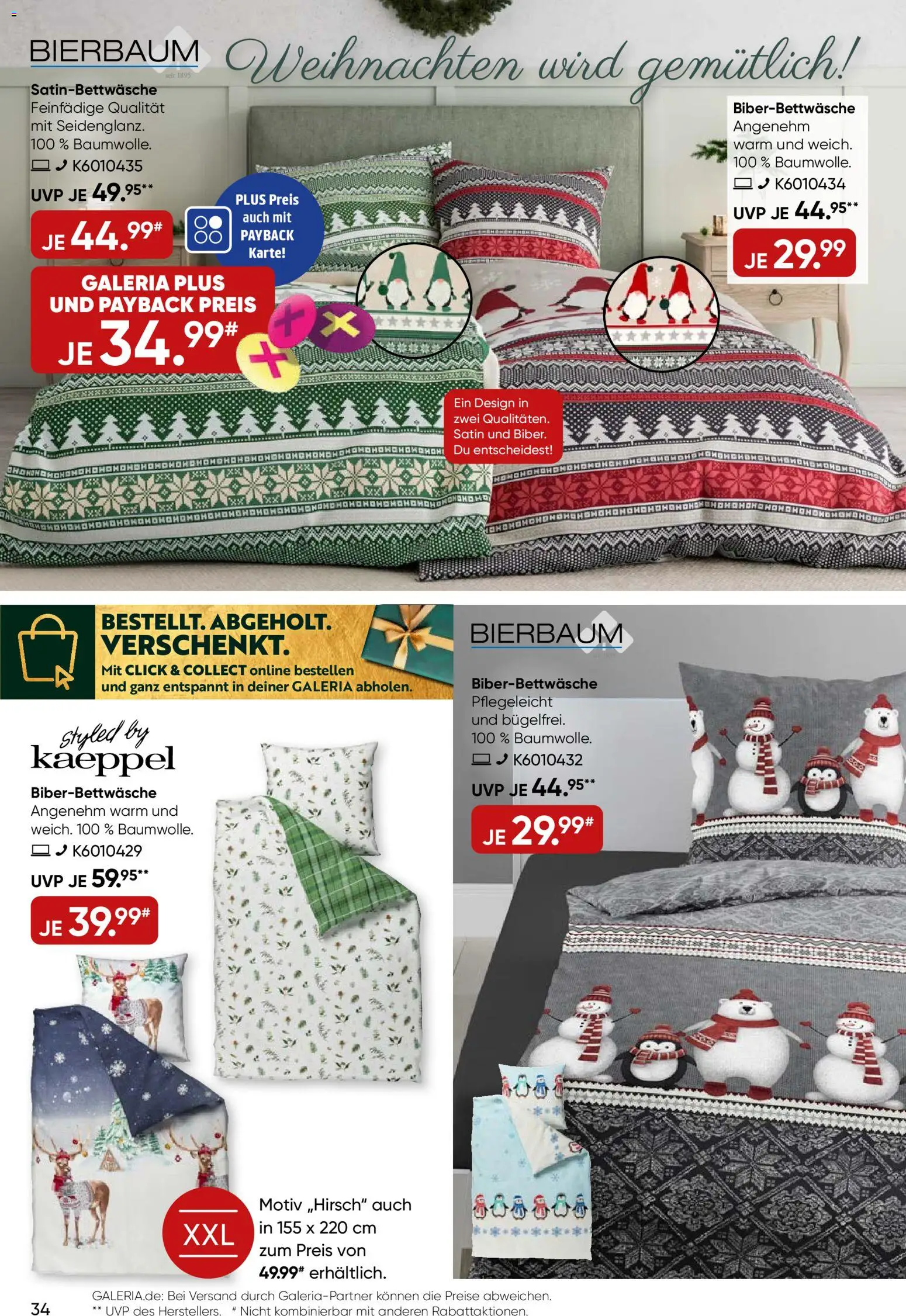 Galeria Karstadt Kaufhof Prospekt 	 - Seite 34 - gültig ab 03.12.2025