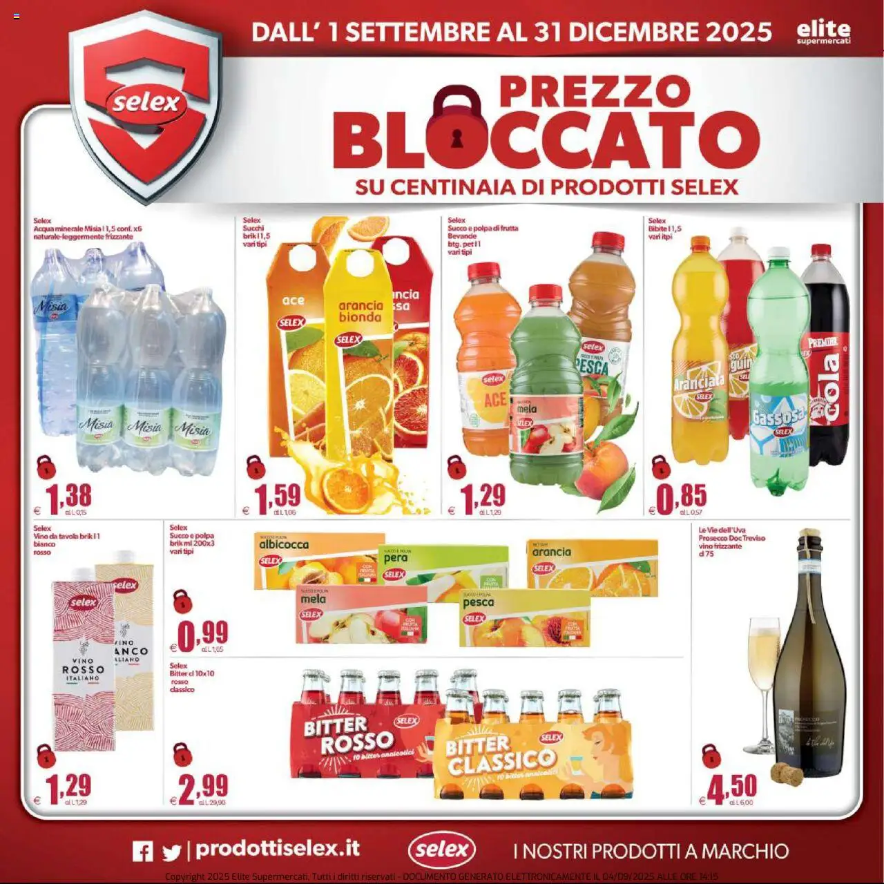 Elite Supermercati Spesa Difesa Selex catalogo - pagina 4 - valido dal 01/09/2025