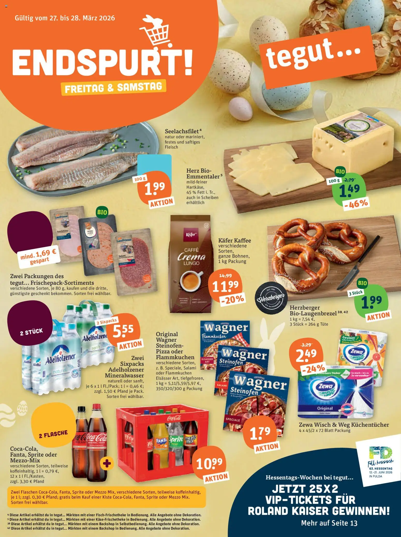 Tegut Prospekt - Seite 1 - gültig ab 23.03.2026