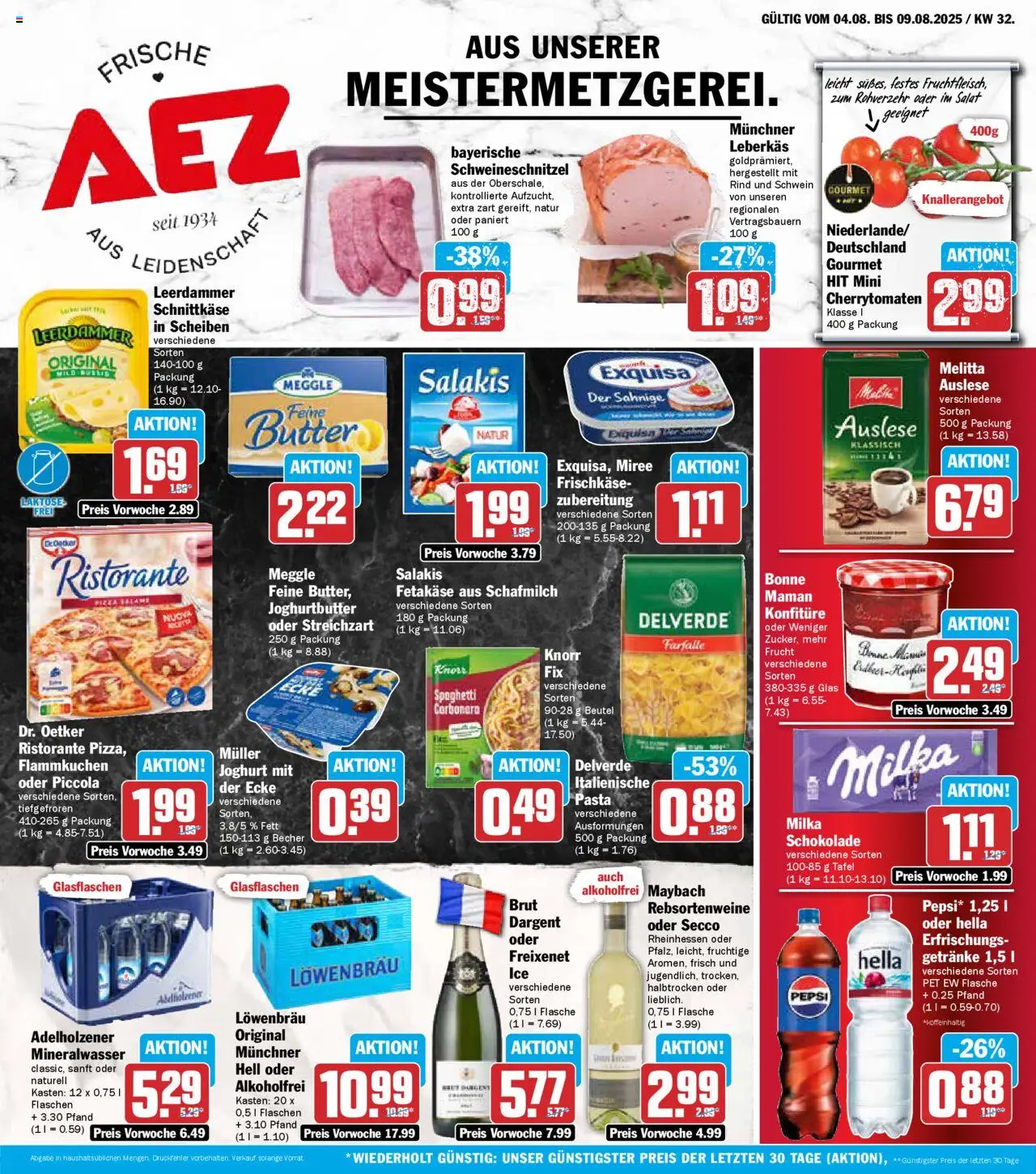 AEZ Prospekt 	 - Seite 1 - gültig ab 04.08.2025