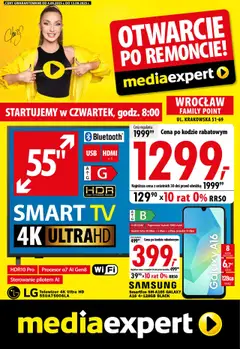 Podgląd Mediaexpert Gazetka - Otwarcie po remoncie Wrocław ważny od 04.09.2025