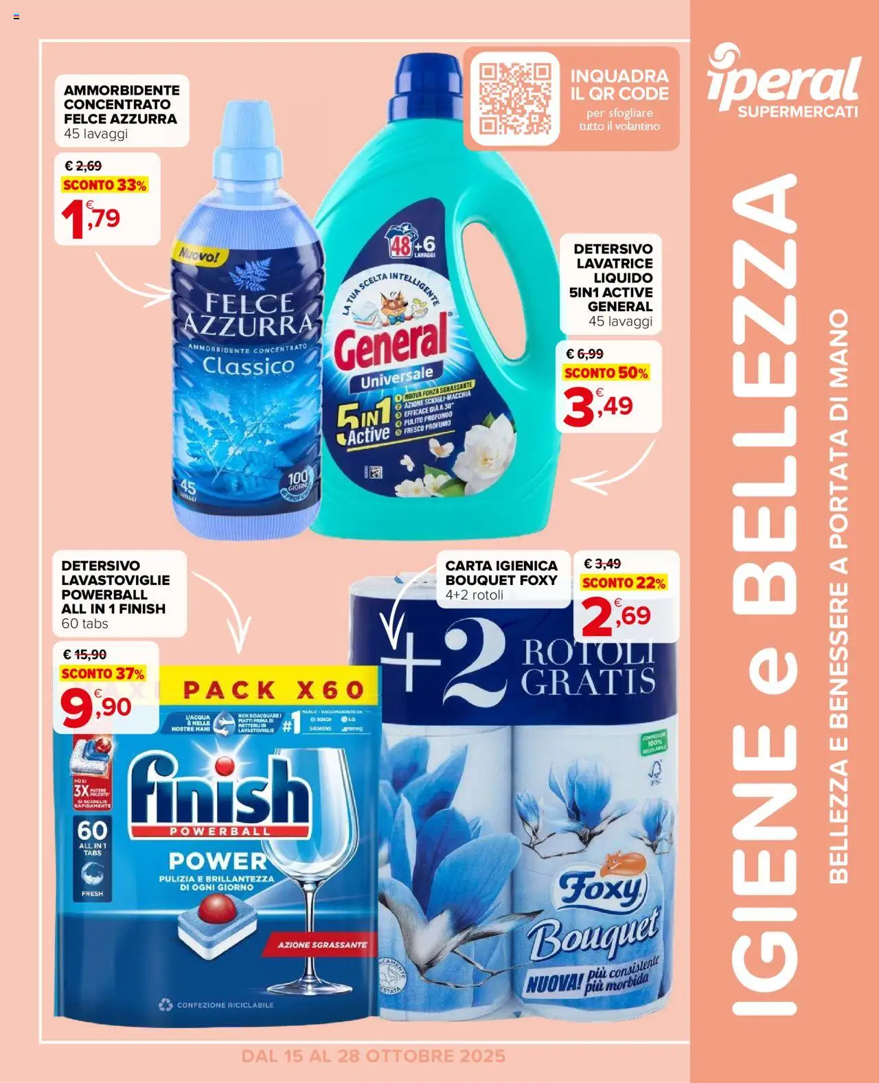 Iperal Igiene e Bellezza catalogo - pagina 1 - valido dal 15/10/2025