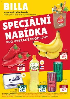 Náhled Billa leták - Speciální nabídka: vybrané prodejny platný od 15.10.2025