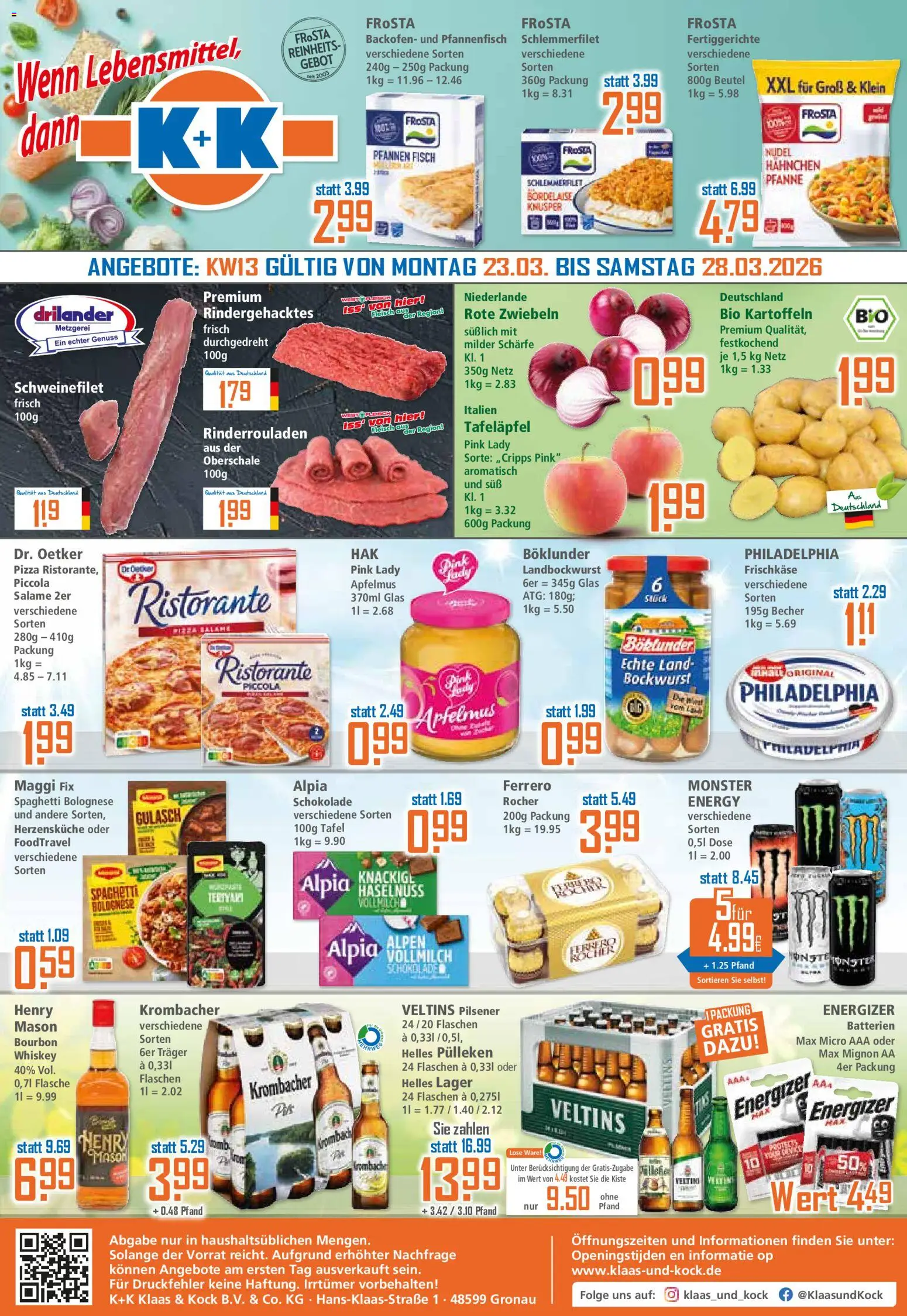 Klaas & Kock Prospekt 	 - Seite 1 - gültig ab 23.03.2026