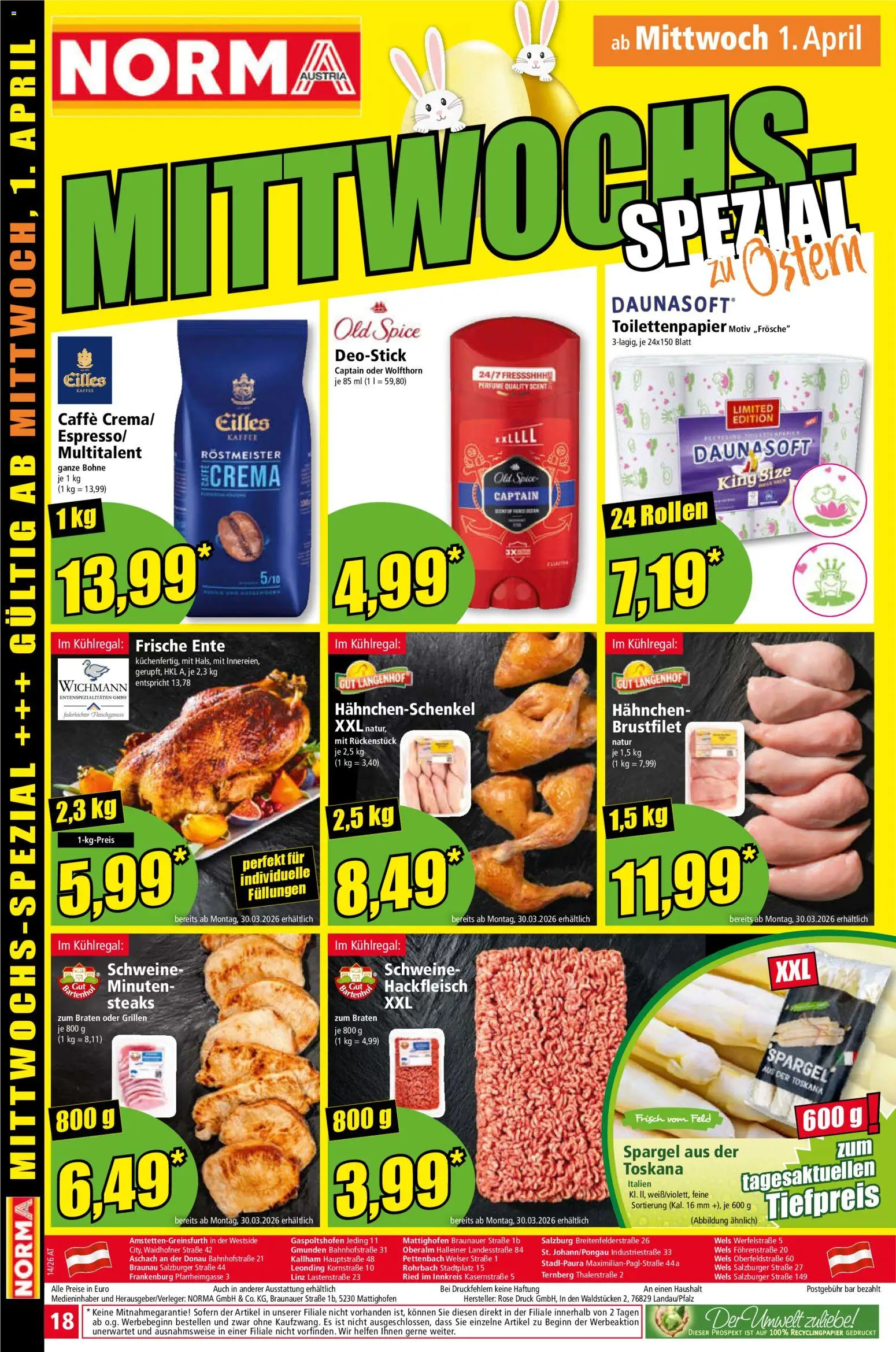 Norma Flugblatt - page 18- valid from 30.03.2026