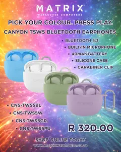 Preview Matrix Warehouse Specials valid from 26/01/2026