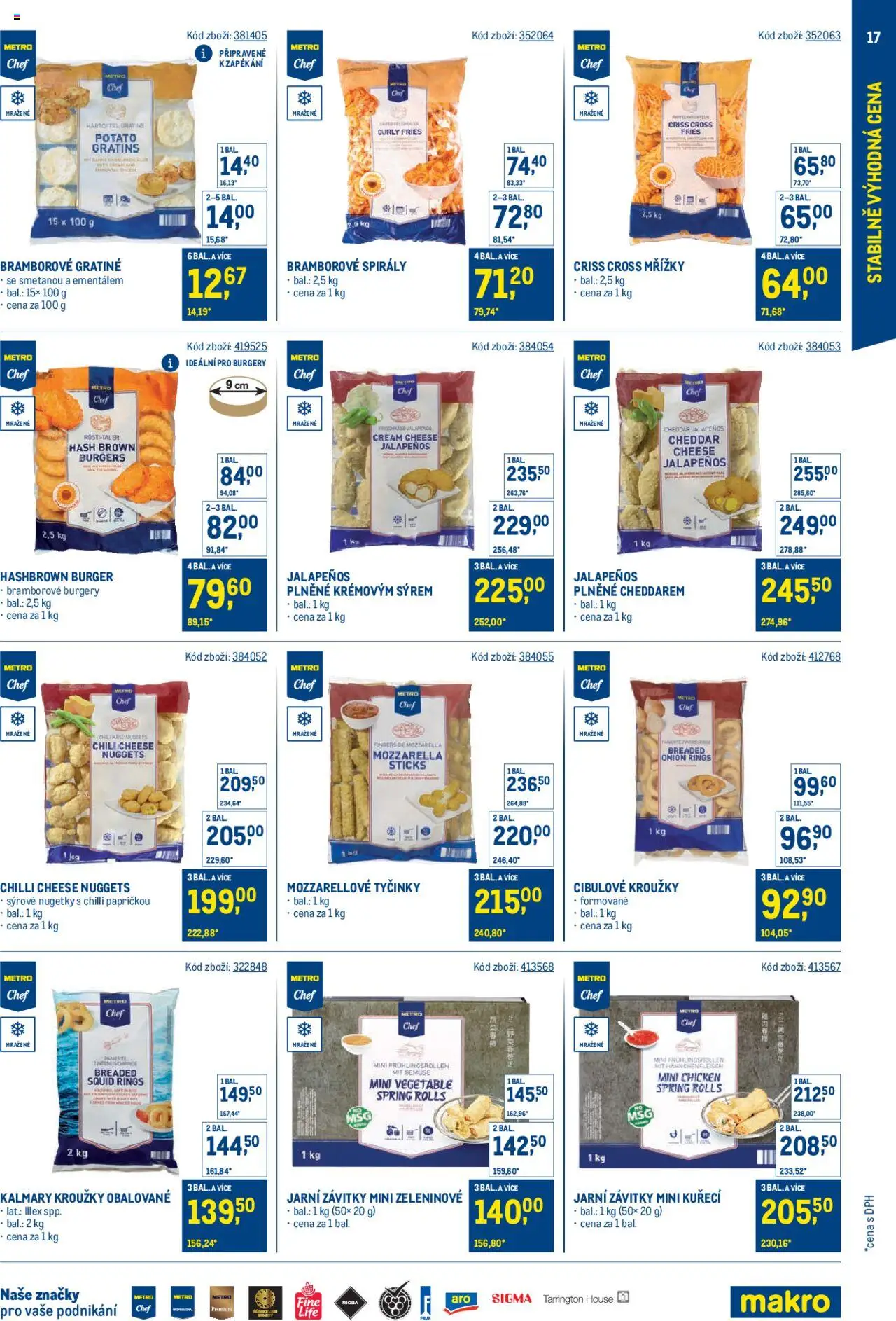 Makro leták - Stabilně výhodná cena – gastronomie - strana 17- platný od 21.05.2025