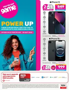 Preview Game - Power Up valid from 08/08/2025