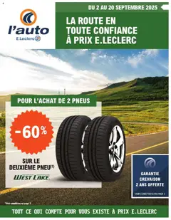 Aperçu l'auto E.Leclerc catalogue valable à partir du 02/09/2025