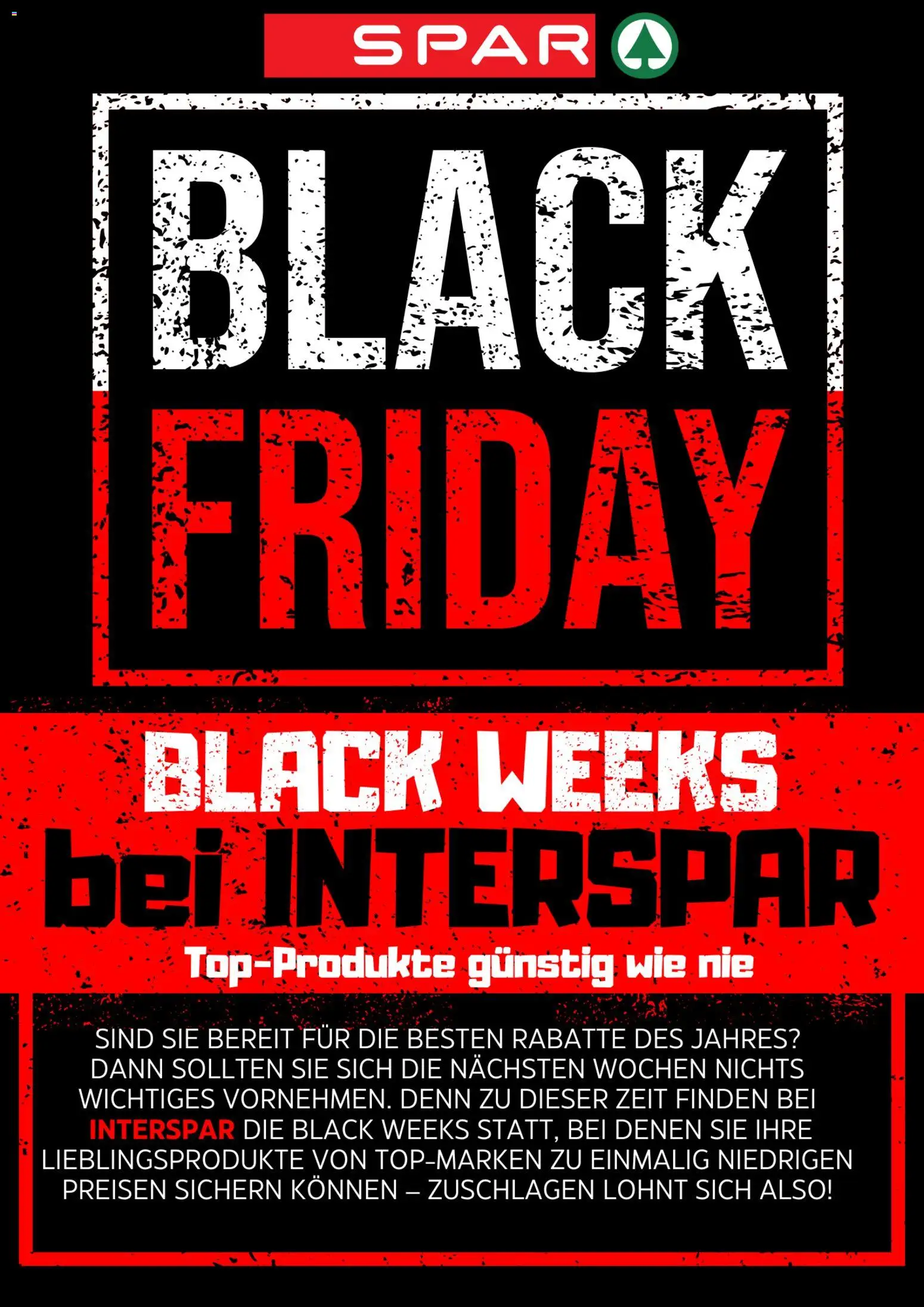 Spar - Black Friday - Seite 1- gültig ab 06.11.2025