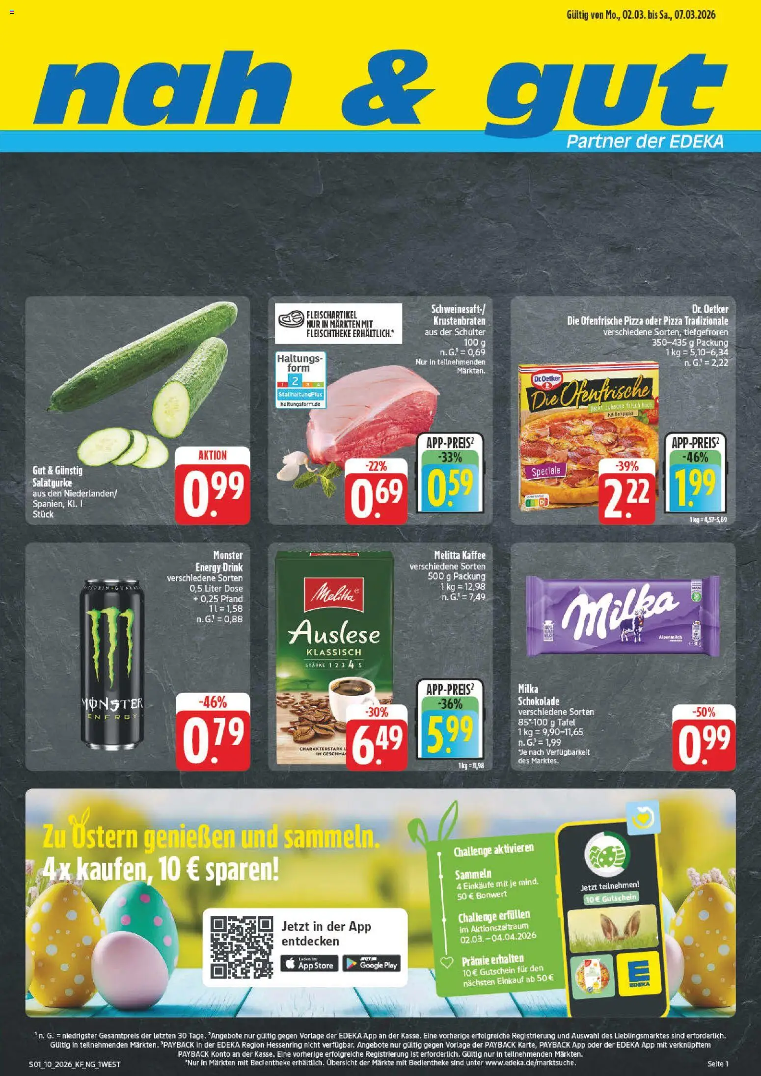 nah & gut Prospekt 	 - Seite 1 - gültig ab 02.03.2026