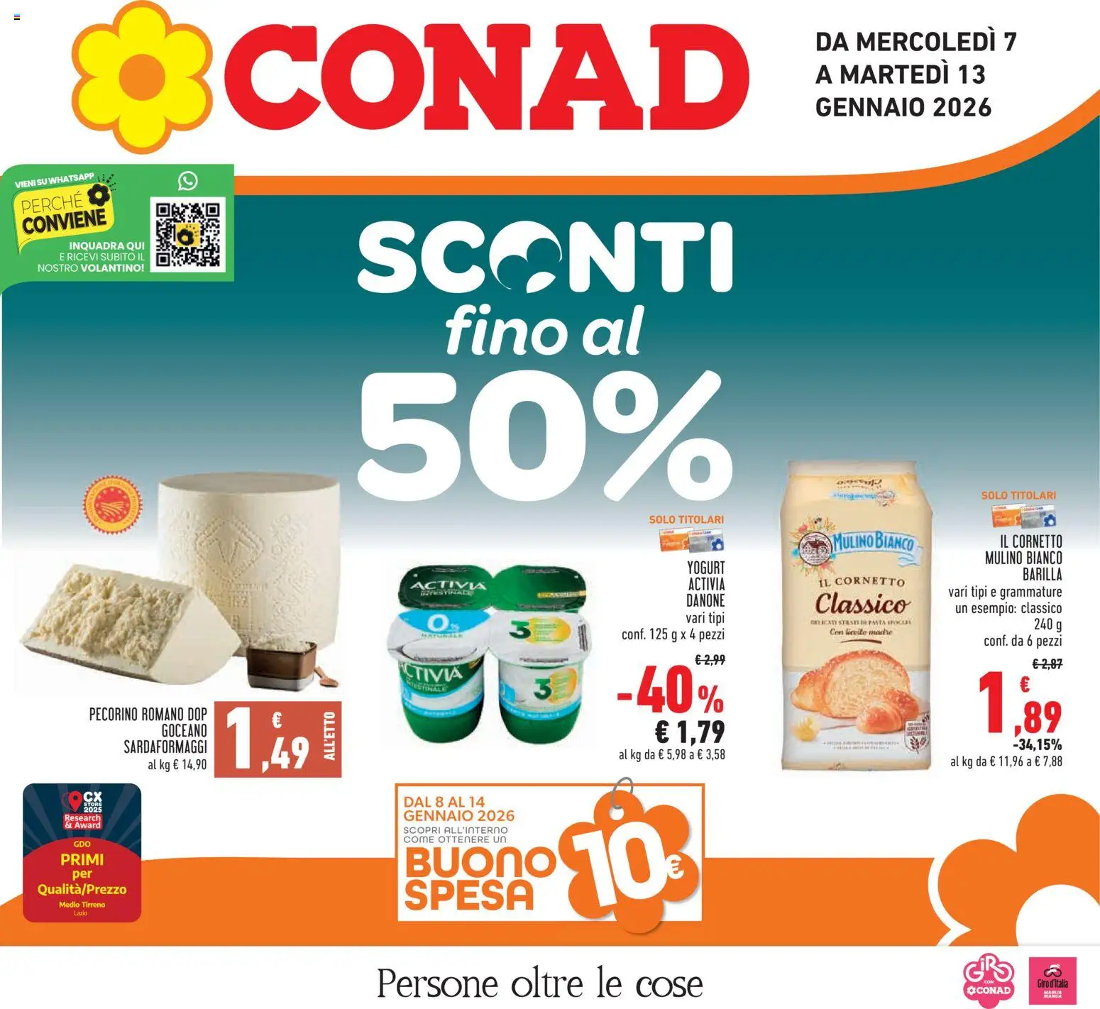 Volantino Conad	 - pagina 1 - valido dal 07/01/2026