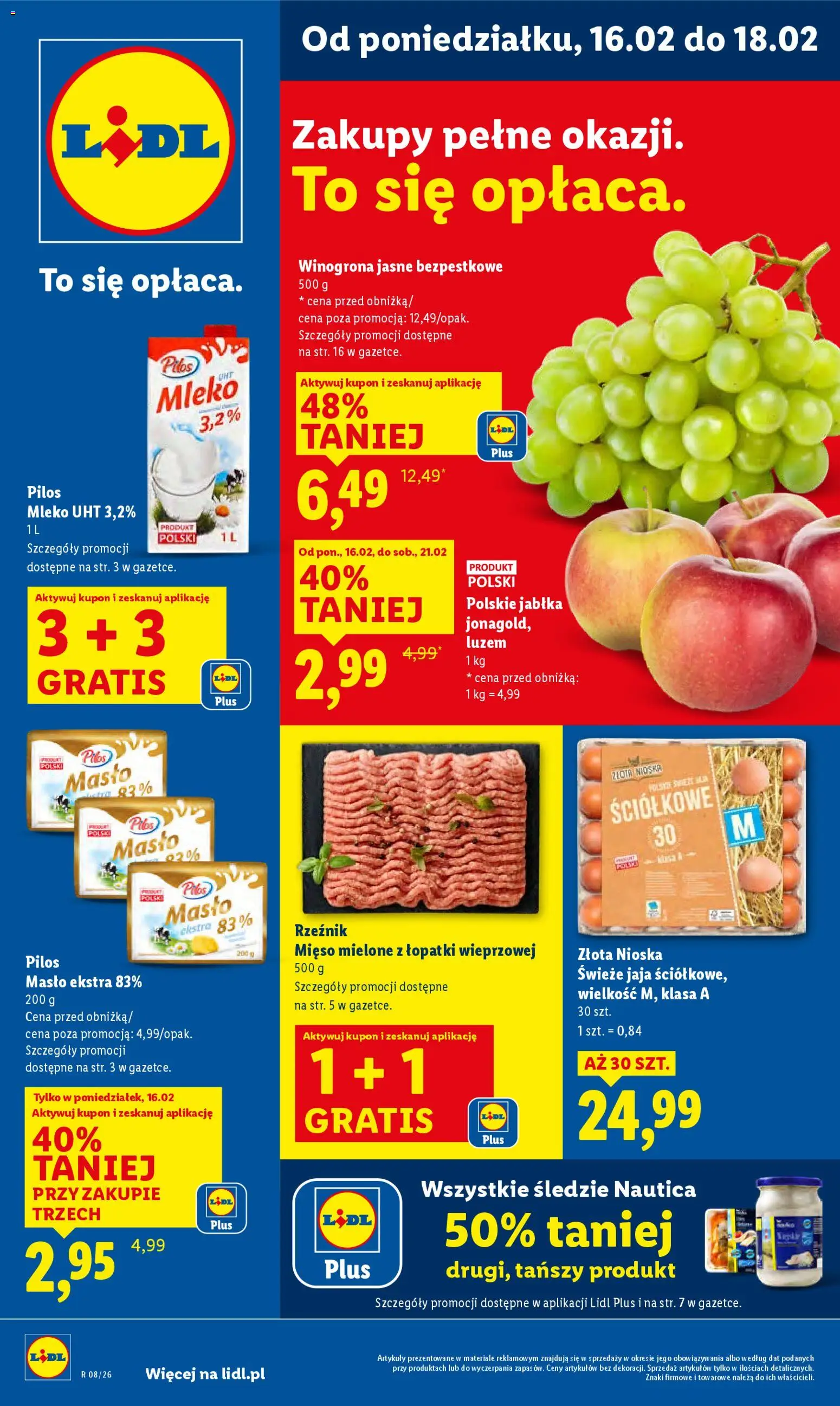 Lidl Gazetka - strona 1- ważny od 16.02.2026
