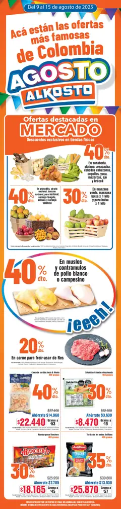 Vista previa del folleto Alkosto folleto válido desde 09/08/2025