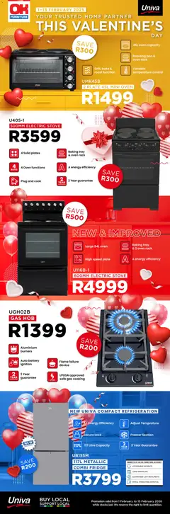 Preview OK Furniture - Univa Valentine's Day Leaflet valid from 01/02/2026