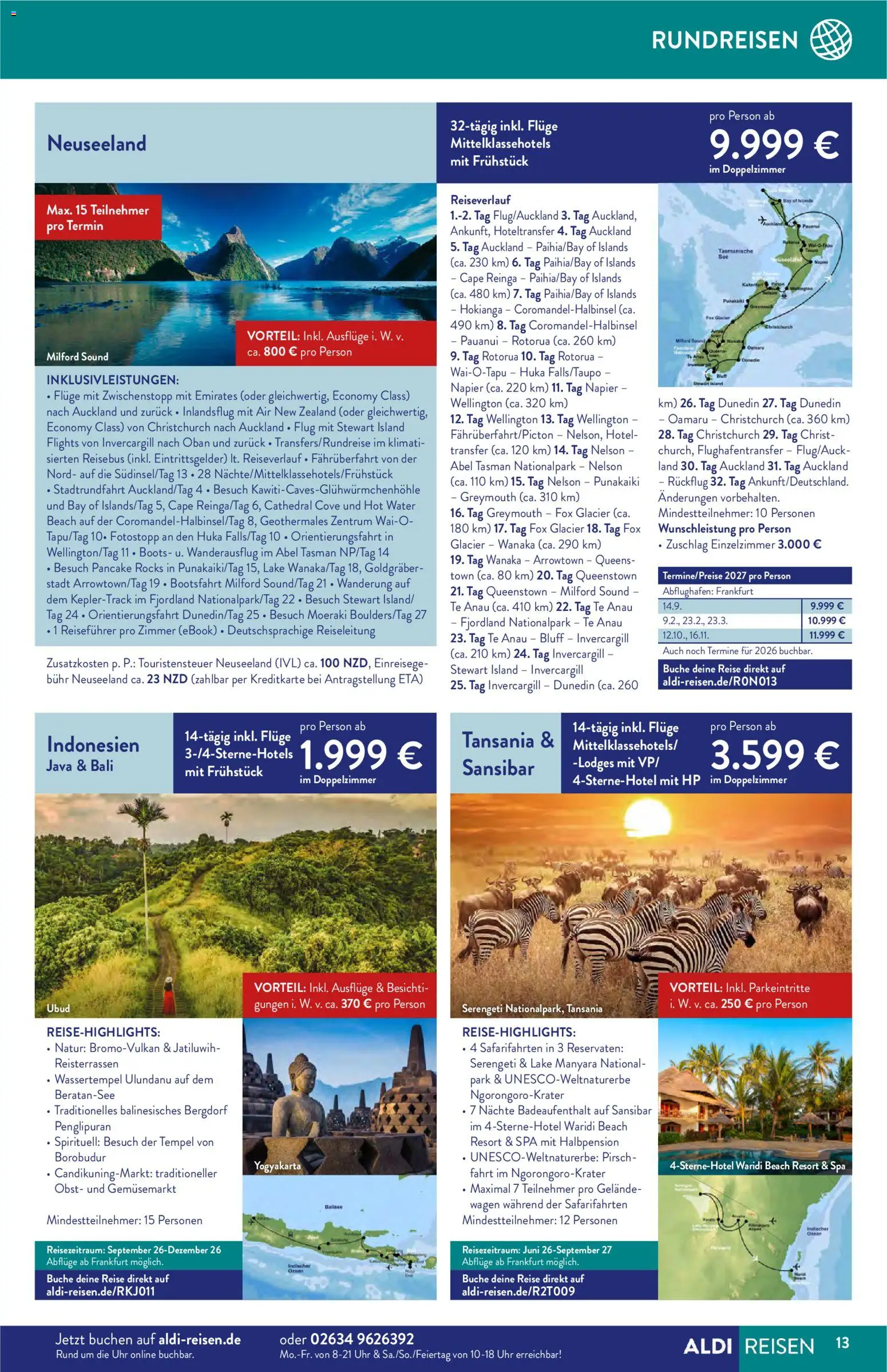 Aldi Reisen Prospekt 	 - Seite 13 - gültig ab 01.04.2026